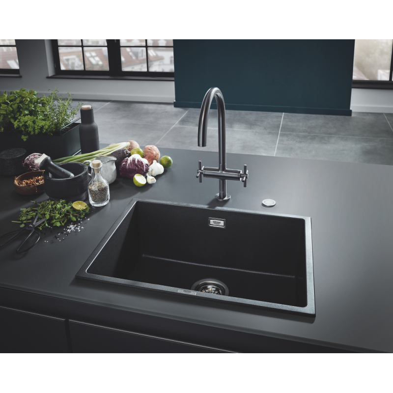 Мойка для кухни 610 x 457 мм, Granite Black (31655AP0) фото 7