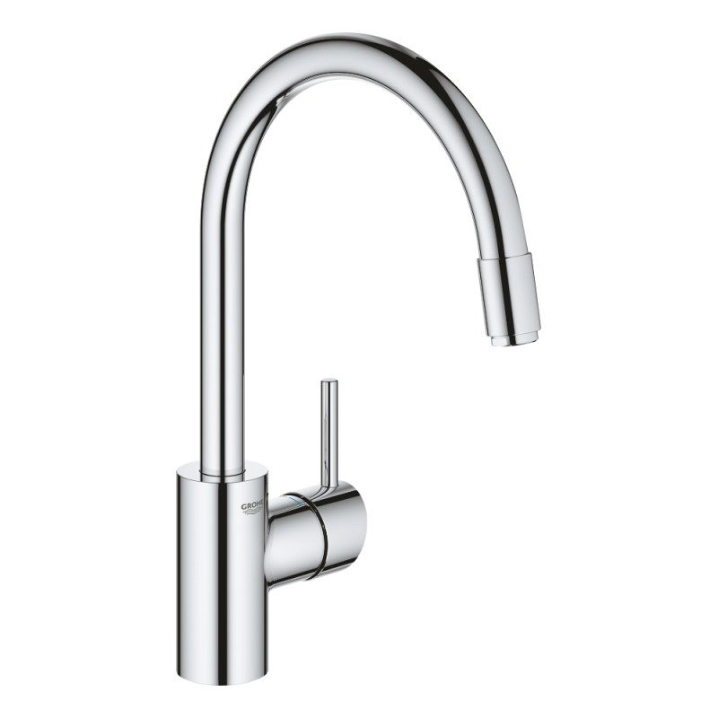 Змішувач одноважільний для мийки Grohe Concetto C-вилив, хром (32663003) фото 1