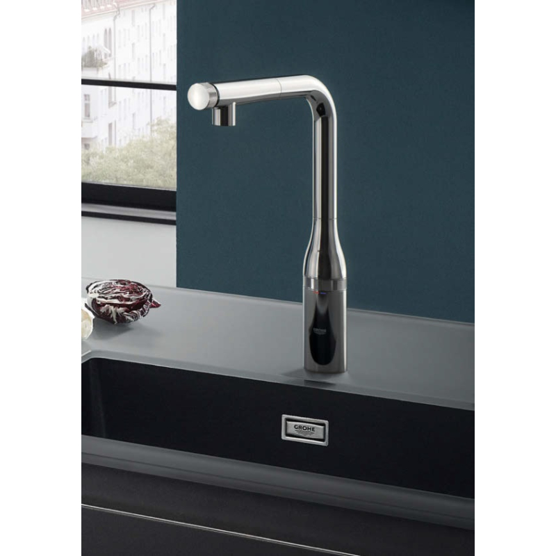 Смеситель для мойки Grohe Essence SmartControl, хром (31615000) фото 2