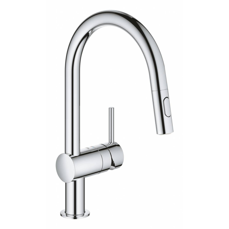 Змішувач одноважільний для мийки Grohe Minta C-вилив, хром (32321002) фото 1