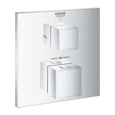 Grohtherm Cube Термостат для душа с переключателем на 2 положения (24154000)