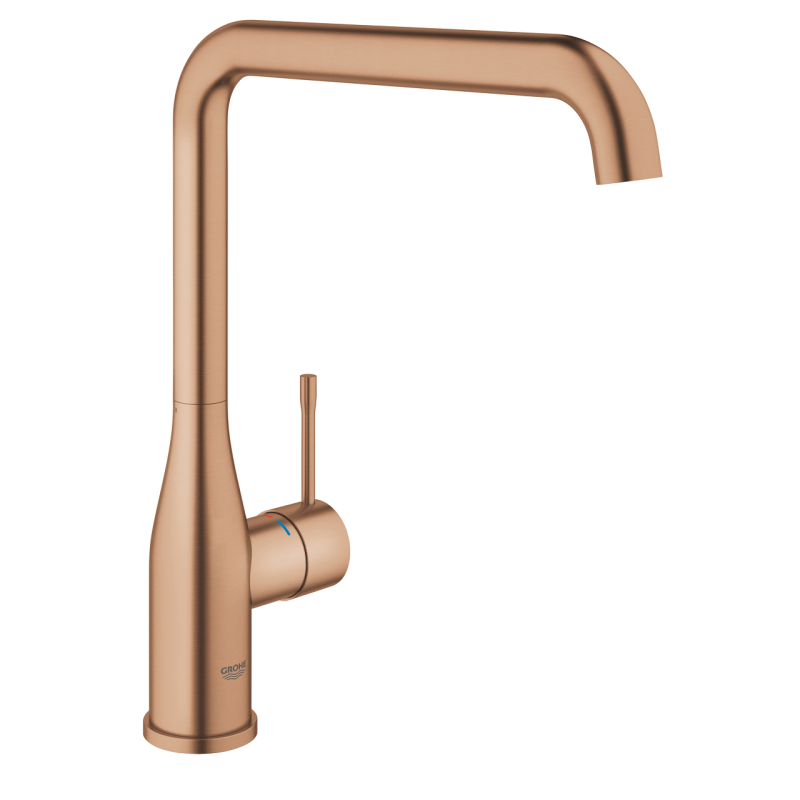 Смеситель однорычажный для мойки Grohe Essence, матовый розово-золотистый (30269DL0) фото 1