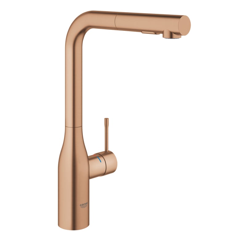 Змішувач для мийки Grohe Essence рожево-золотий матовий (30270DL0) фото 1