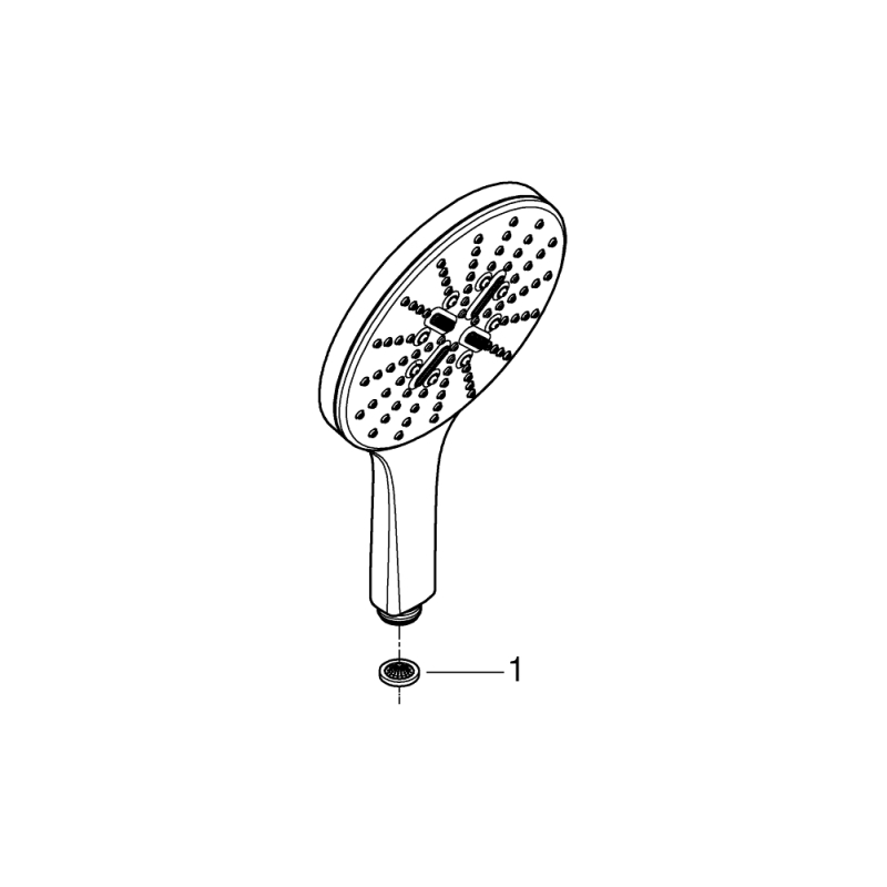 Rainshower Smartactive 150 Ручной душ, 3 режима струи (26554LS0) фото 9