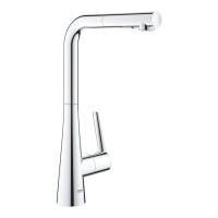 Змішувач одноважільний для мийки Grohe Zedra, L-излив хром (32553002)
