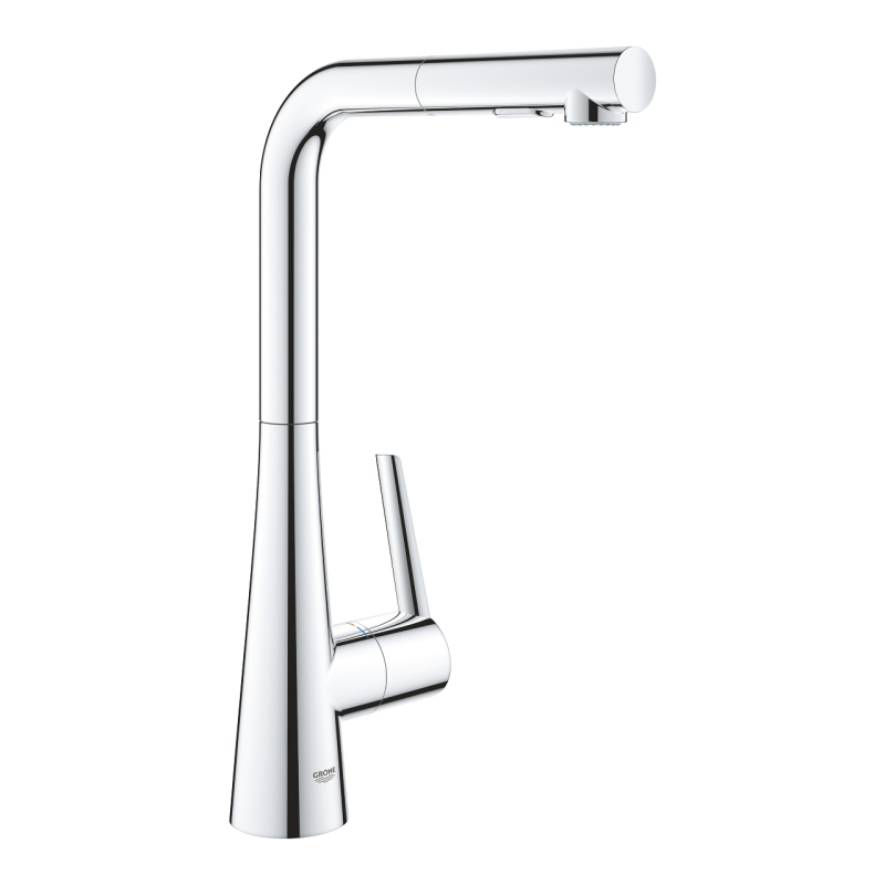 Змішувач одноважільний для мийки Grohe Zedra, L-излив хром (32553002) фото 1