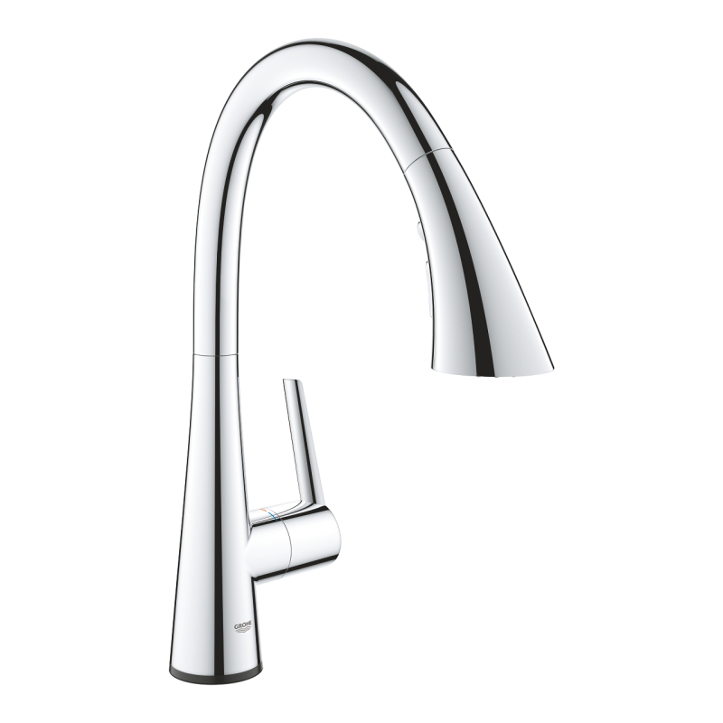 Смеситель однорычажный для мойки Grohe Zedra Touch Сенсорный, хром (30219002) фото 1