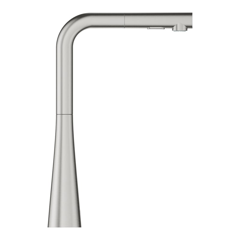 Змішувач одноважільний для мийки Grohe Zedra, L-излив сталь (32553DC2) фото 2
