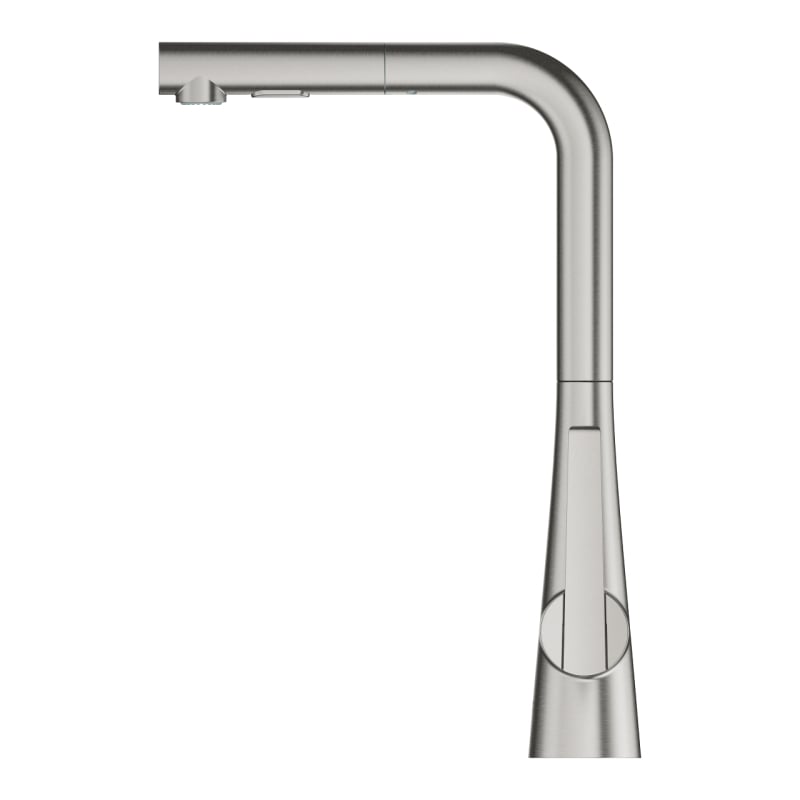 Змішувач одноважільний для мийки Grohe Zedra, L-излив сталь (32553DC2) фото 3