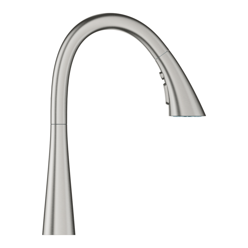 Смеситель однорычажный для мойки Grohe Zedra, сталь (32294DC2) фото 2