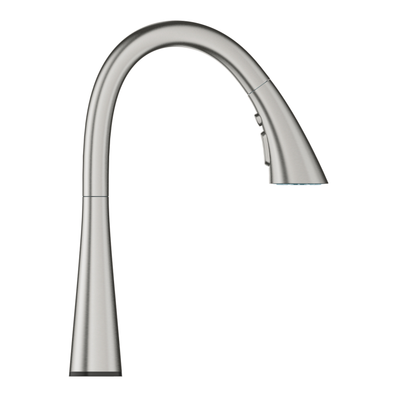 Смеситель однорычажный для мойки Grohe Zedra Touch Сенсорный, сталь (30219DC2) фото 2