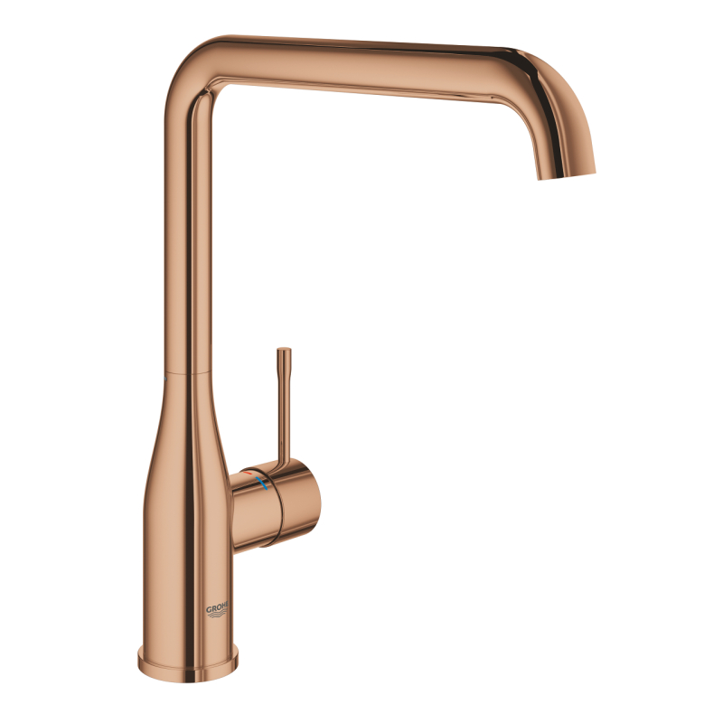 Смеситель однорычажный для мойки Grohe Essence, розово-золотистый (30269DA0) фото 1