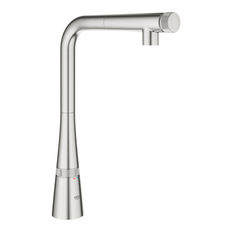 Смеситель для мойки Grohe Zedra SmartControl, сталь (31593DC2) фото 1