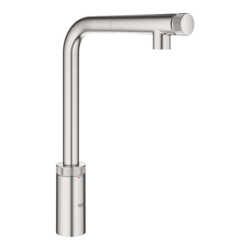 Смеситель для мойки Grohe Minta SmartControl, сталь (31613DC0) фото 1