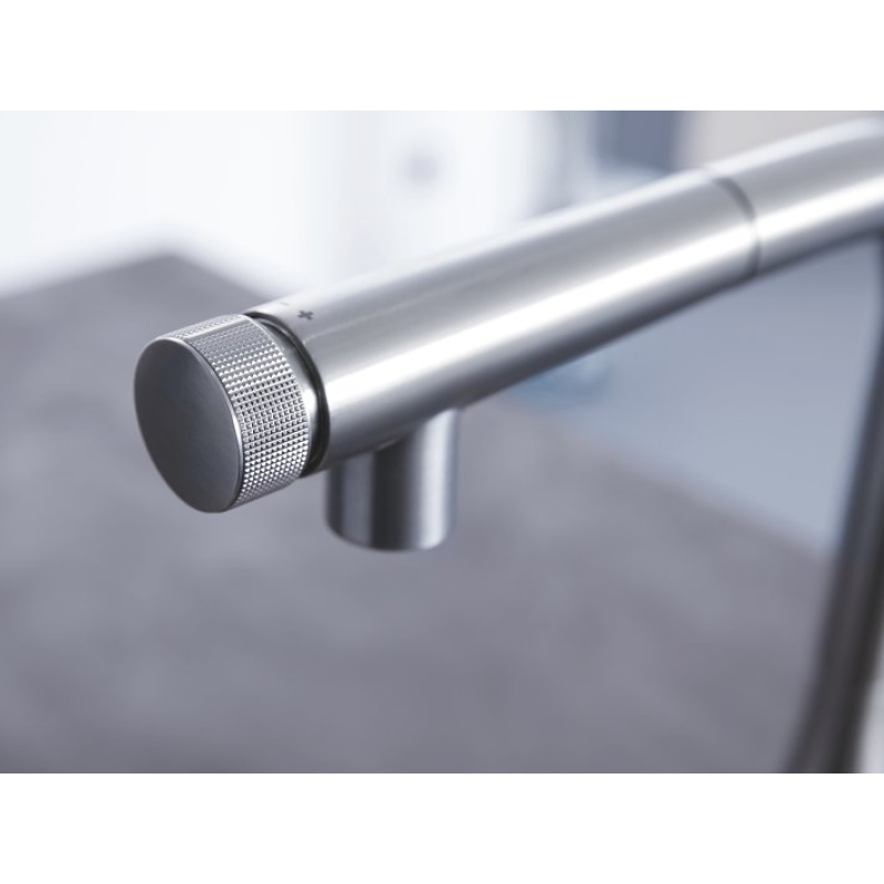 Смеситель для мойки Grohe Essence SmartControl, сталь (31615DC0) фото 4