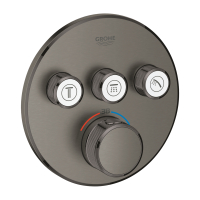 Grohtherm SmartControl Термостат для встраиваемого монтажа на 3 выхода (29121AL0)