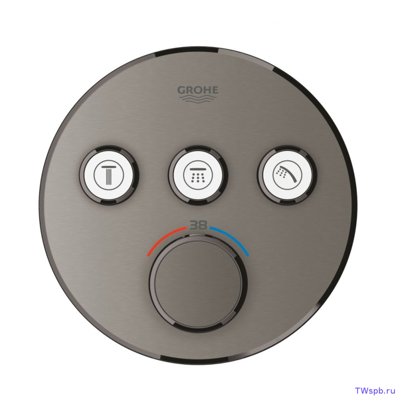 Grohtherm SmartControl Термостат прихованого монтажу на 3 виходи (29121AL0) фото 2