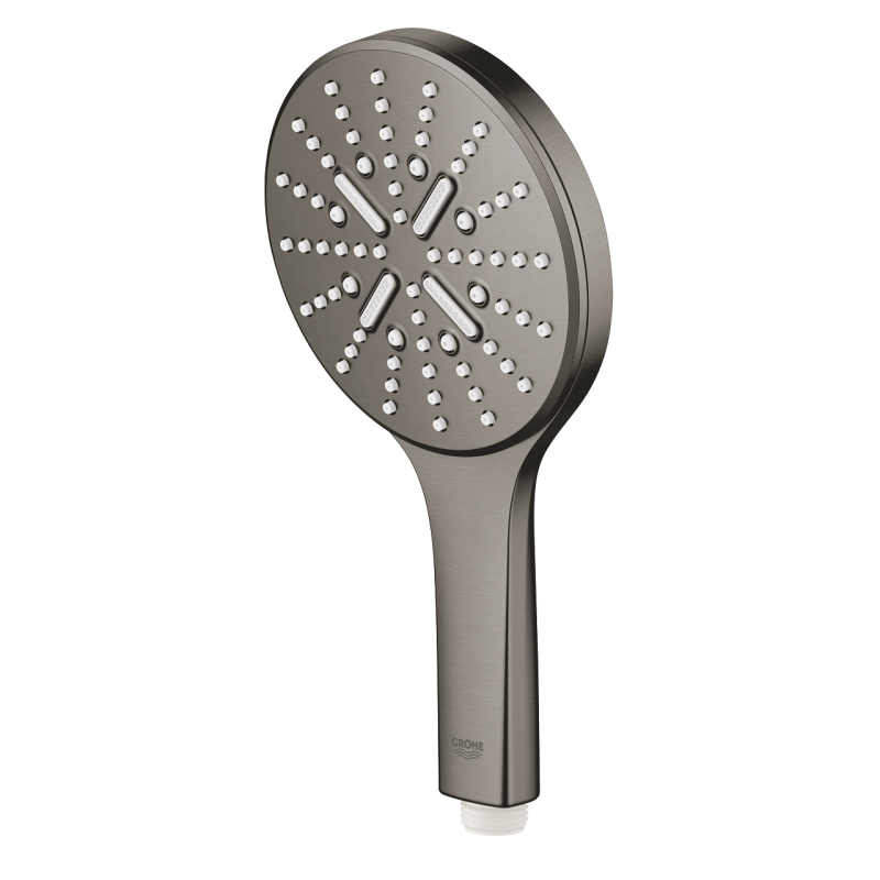 Ручной душ Grohe Rainshower SmartActive 130, 3 режима струи, матовый графит (26574AL0) фото 3