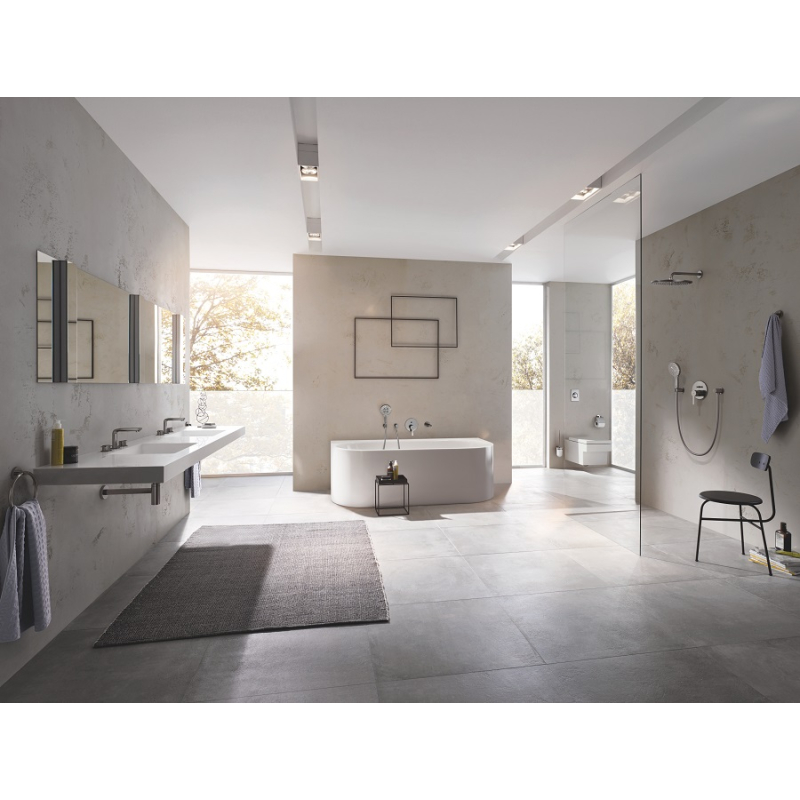 Ручной душ Grohe Rainshower SmartActive 130, 3 режима струи, матовый графит (26574AL0) фото 7