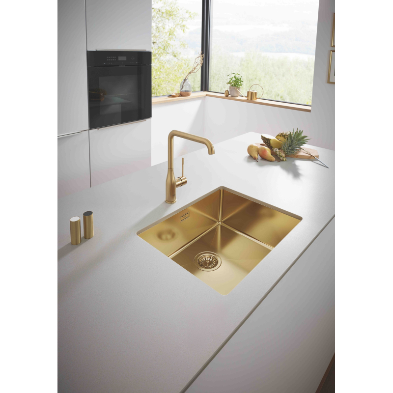 Змішувач одноважільний для мийки Grohe Essence, золотий матовий (30269GN0) фото 3