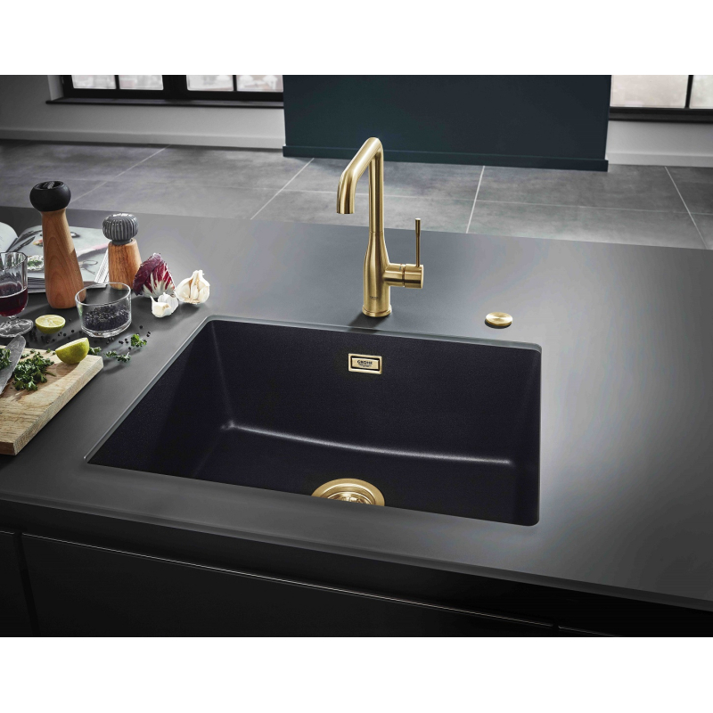 Змішувач одноважільний для мийки Grohe Essence, золотий матовий (30269GN0) фото 4