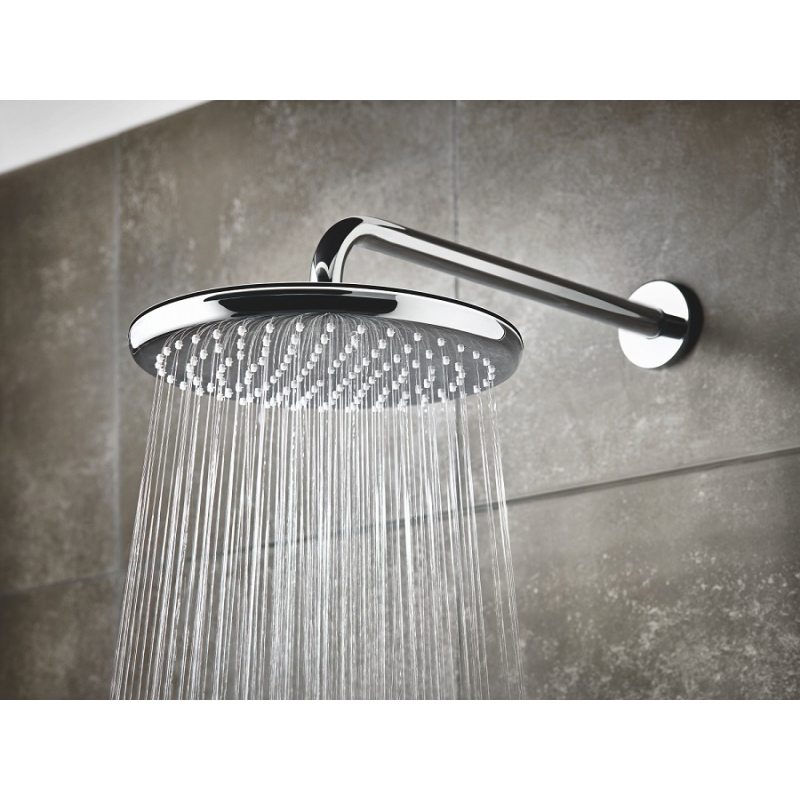 Верхний душ с кронштейном к стене с WaterSaving Grohe Tempesta 250 (26668000) фото 11