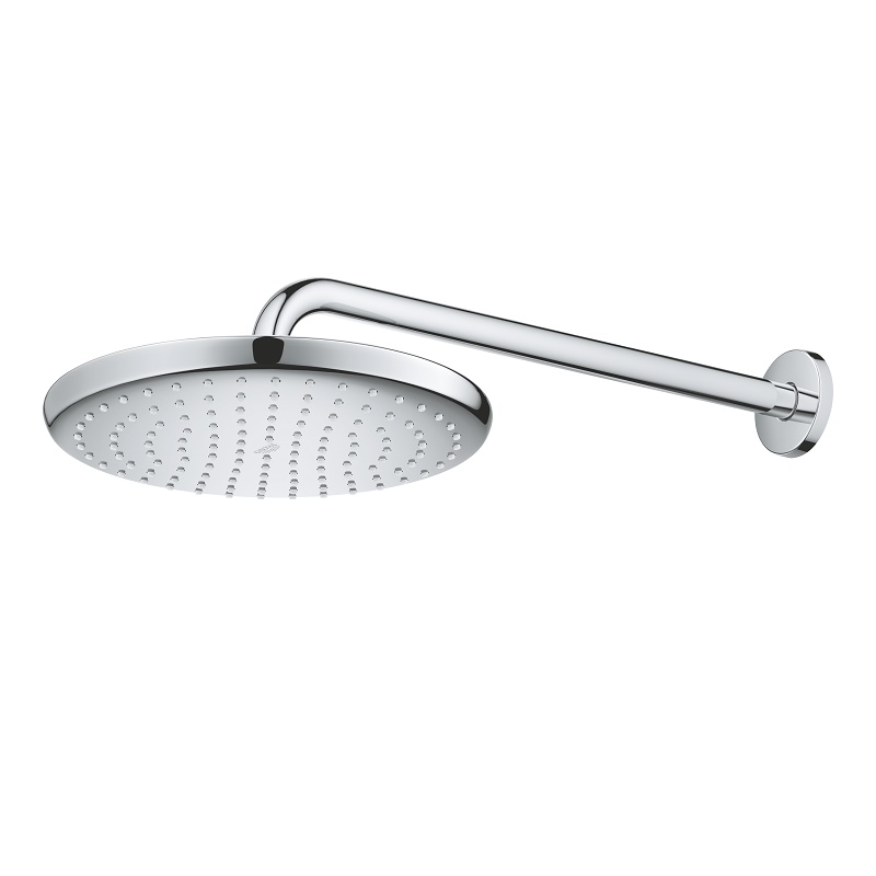 Верхний душ с кронштейном к стене с WaterSaving Grohe Tempesta 250 (26668000) фото 5