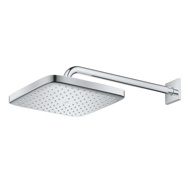 Tempesta 250 Cube Верхній душ з кронштейном до стіни з WaterSaving (26687000) фото 4