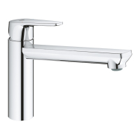 Смеситель однорычажный для мойки Grohe BauEdge горизонтальный, хром (31693000)