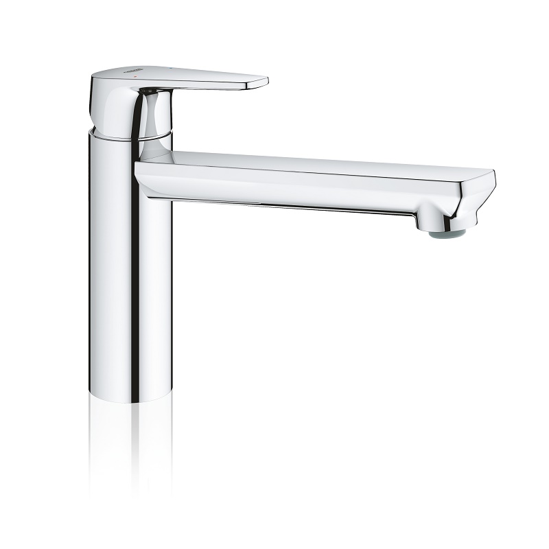 Смеситель однорычажный для мойки Grohe BauEdge горизонтальный, хром (31693000) фото 4