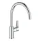 Смеситель однорычажный для мойки Grohe BauEdge C-излив, хром (31367001)