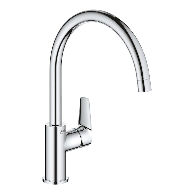 Смеситель однорычажный для мойки Grohe BauEdge C-излив, хром (31367001) фото 1