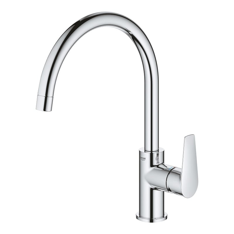 Смеситель однорычажный для мойки Grohe BauEdge C-излив, хром (31367001) фото 2