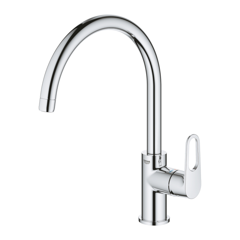Смеситель однорычажный для мойки Grohe BauFlow, хром (31230001) фото 2