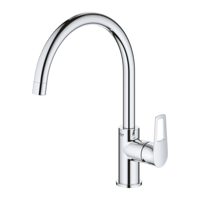 Одноважільний змішувач для мийки Grohe BauLoop, хром (31232001) фото 2