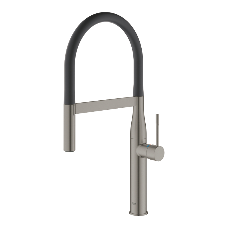 Смеситель однорычажный для мойки Grohe Essence C-излив, матовый графит (30294AL0) фото 2