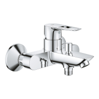 Смеситель однорычажный для ванны Grohe BauLoop, хром (23603001)