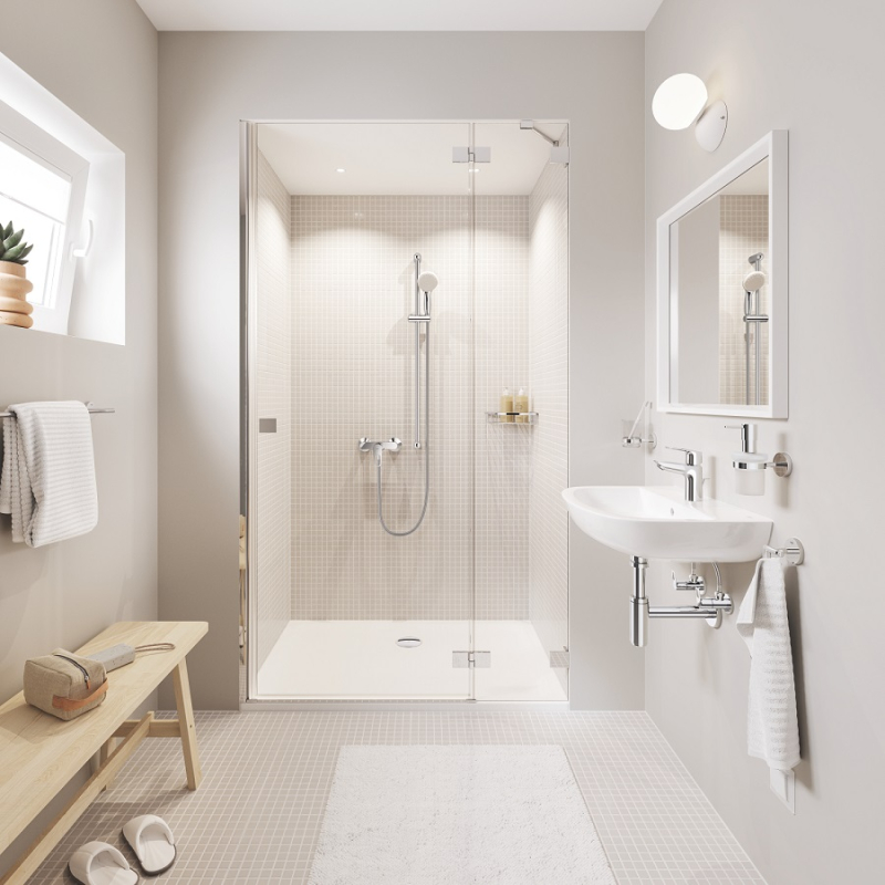 Смеситель однорычажный для душа Grohe BauLoop New, хром (23634001) фото 8