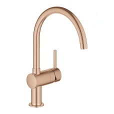 Змішувач для мийки Grohe Minta C-излив, мідь (32917DL0)