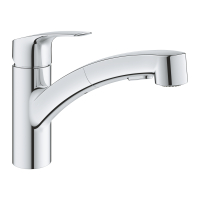 Змішувач одноважільний для мийки Grohe Eurosmart похилий, хром (30305001)