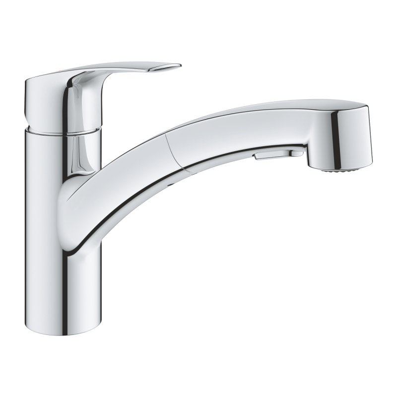Змішувач одноважільний для мийки Grohe Eurosmart похилий, хром (30305001) фото 1