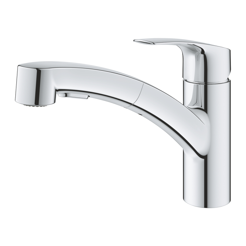 Змішувач одноважільний для мийки Grohe Eurosmart похилий, хром (30305001) фото 3