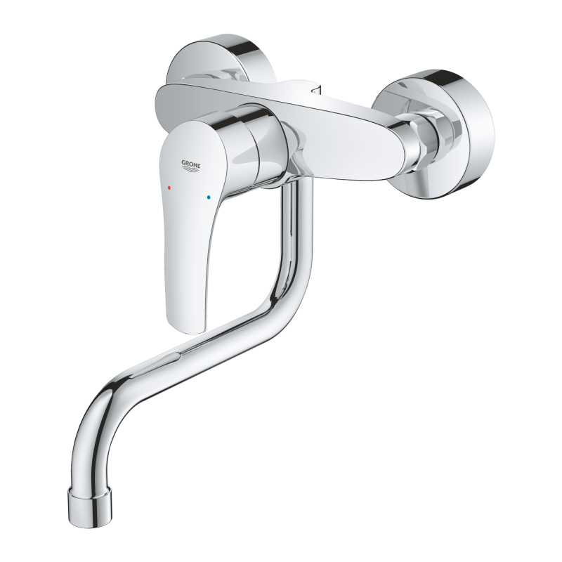 Смеситель однорычажный для мойки Grohe Eurosmart, хром (31391003) фото 3