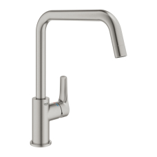 Смеситель однорычажный для мойки Grohe Eurosmar U-излив, суперсталь (30567DC0)