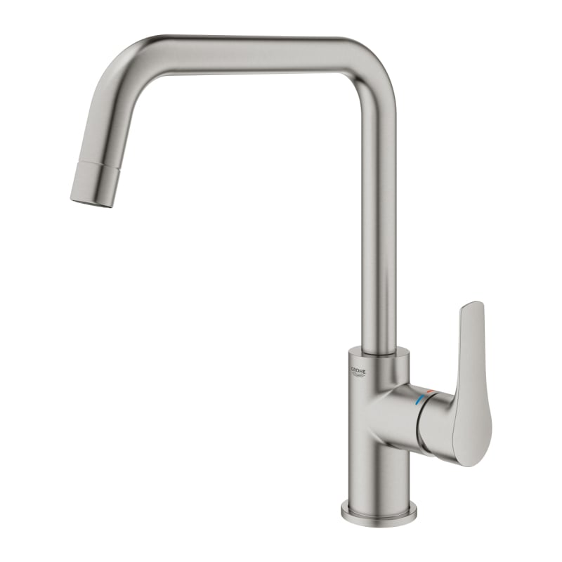 Змішувач одноважільний для мийки Grohe Eurosmar U-вилив, суперсталь (30567DC0) фото 4