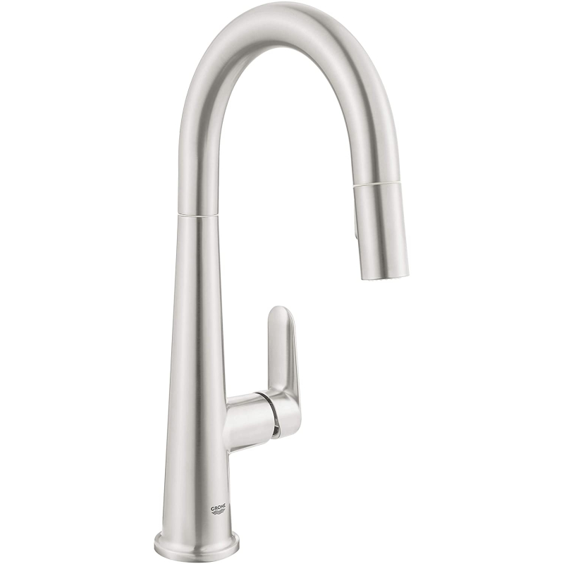 Змішувач одноважільний для мийки Grohe Veletto, сталь (30419DC0) фото 1