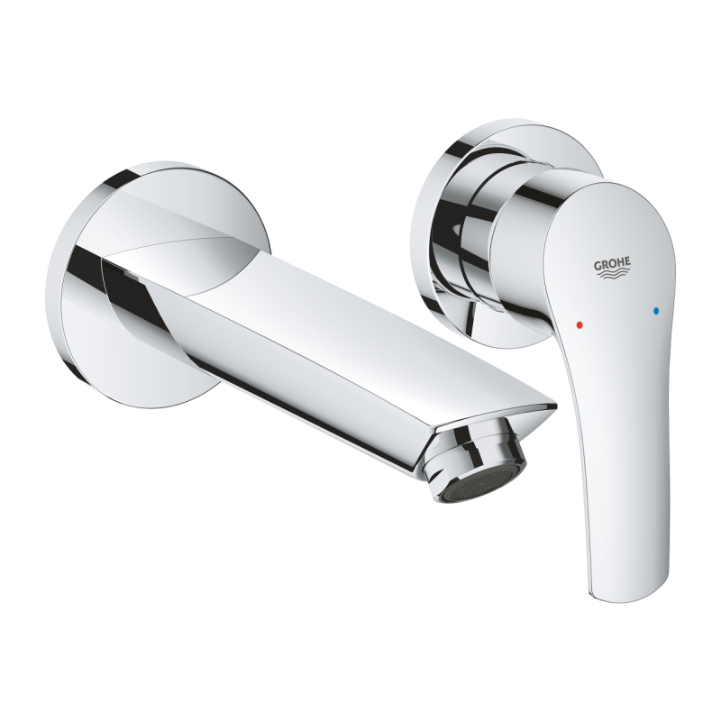 Смеситель для раковины на два отверстия Grohe Eurosmart New S-Size, хром (29337003) фото 1