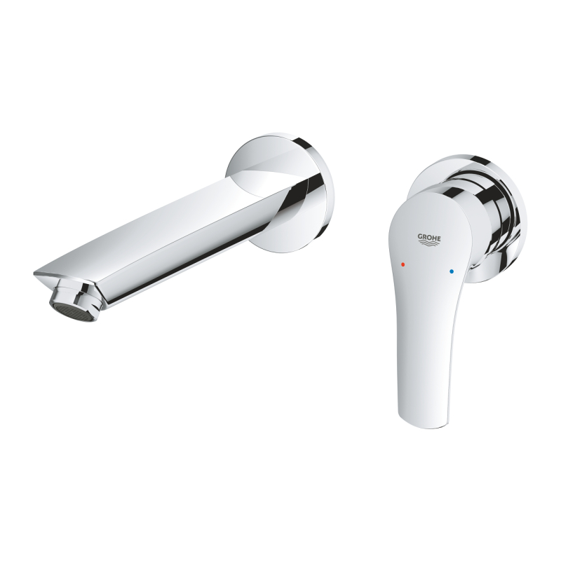 Смеситель для раковины Grohe Eurosmart New на два отверстия M-Size, хром (29338003) фото 3