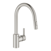 Змішувач одноважільний для мийки Grohe Feel, сталь (31486DC1)