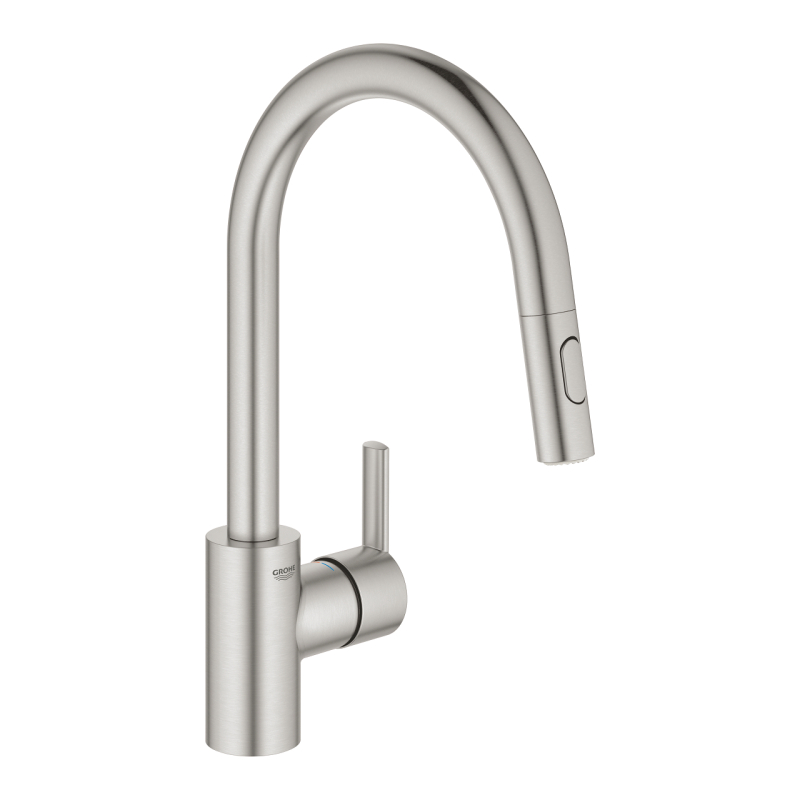 Змішувач одноважільний для мийки Grohe Feel, сталь (31486DC1) фото 1